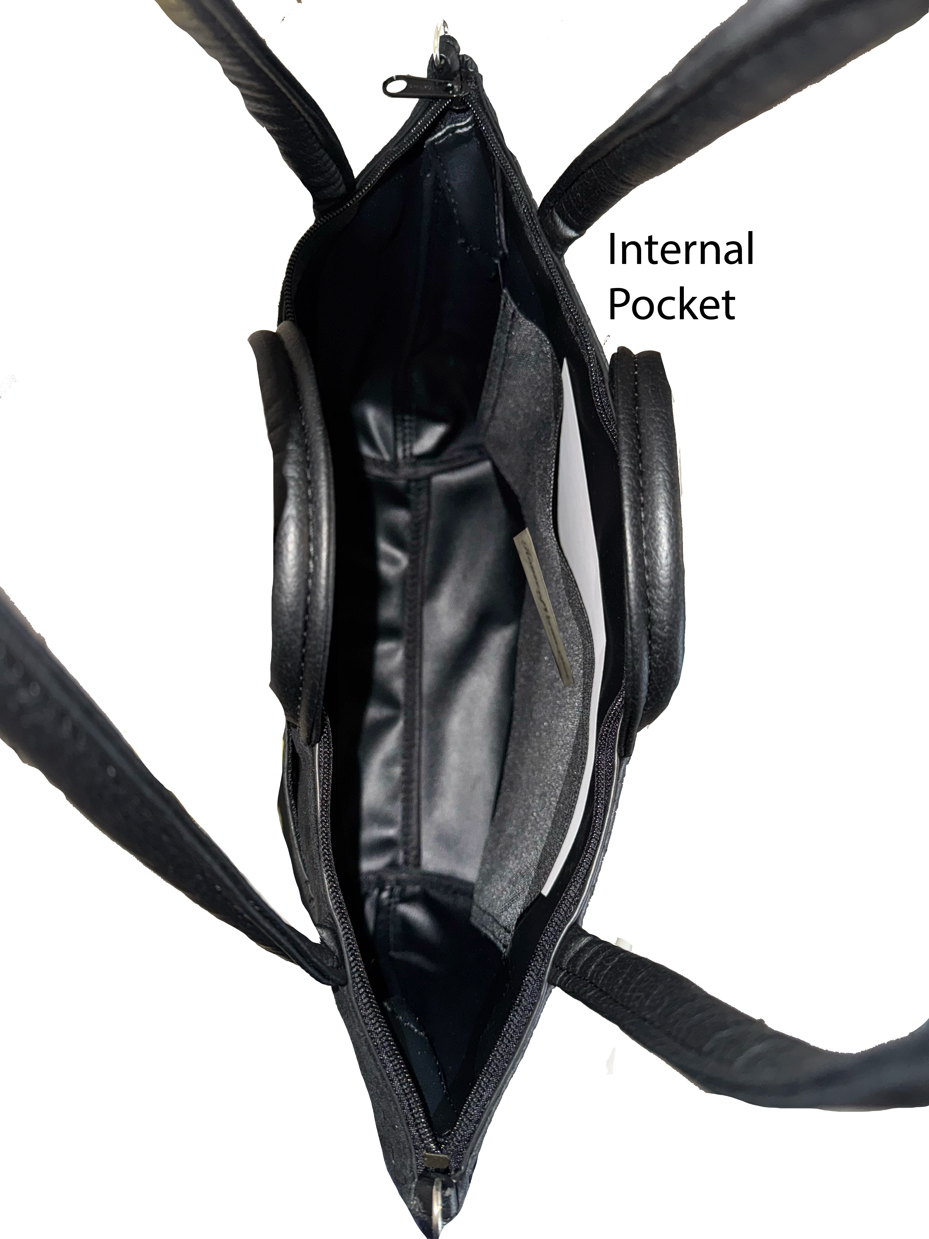 "Classic" Black Suede & Basketweave